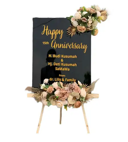 Papan Bunga Akrilik Tanah Bumbu