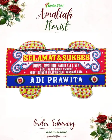 Papan Bunga Ucapan Selamat Tanah Bumbu